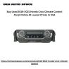 Buy Used 2016-2021 Honda Civic Climate Control Panel Online At Lowest Prices In USA