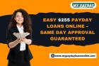 Emergency $255 Payday Loans Online Same Day – No Wait