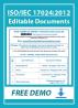 ISO 17024 Personnel Certification Documents Consultant