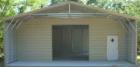 Metal building garage