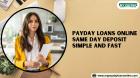 Same Day Payday Loans Online – Your Instant Cash Solution