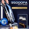 Strong Suction Portable Car Vacuum Cleaner Clean your car effortlessly with this portable car vacuum