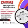 What are the different applications of slitting knives?