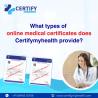 What types of online medical certificates does Certifymyhealth provide?