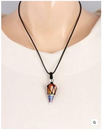 7 Chakra Pendulum Pendant | Urban Tread