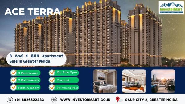 Ace Terra - Luxury 3/4 BHK Apartments Sale in Greater Noida