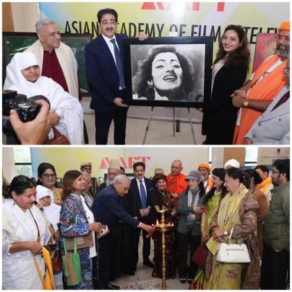 Art and Spirituality Intertwine at Renuka Anand’s Painting Exhibition During “MahaKumbh”