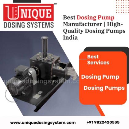 Best Dosing Pump Manufacturer | High-Quality Dosing Pumps India