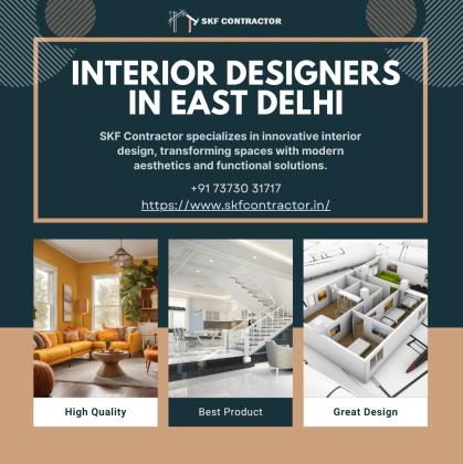 Best Interior Designers in East Delhi for Homes & Offices