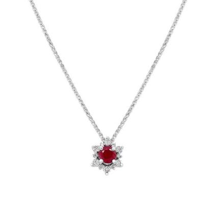 Best Style Real Ruby Necklace by Arthur Groom & Co