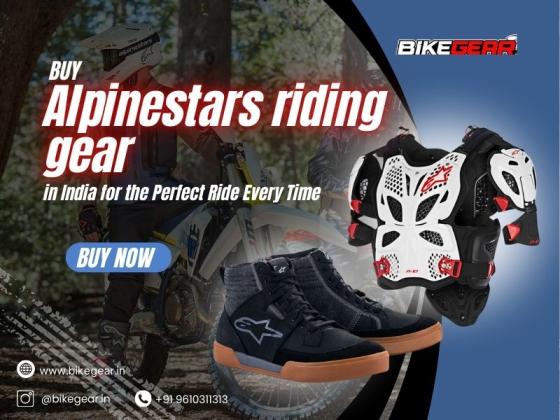Buy Alpinestars riding gear in India for the Perfect Ride Every Time