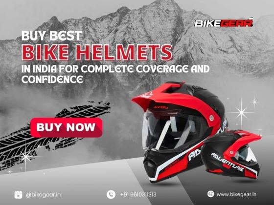 Buy best bike helmets in India for for Complete Coverage and Confidence