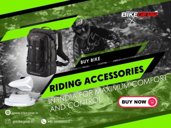 Buy Bike riding accessories in India for Maximum Comfort and Control