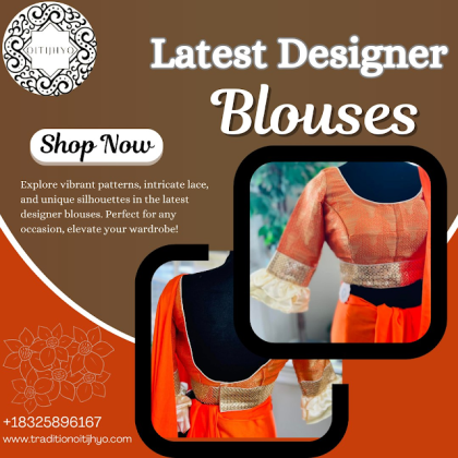 Buy Designer Blouse in Georgia by Tradition OItijhyo – Elegant Designs for Every Occasion