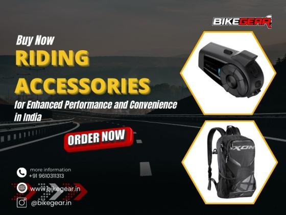 Buy Now Riding Accessories for Enhanced Performance and Convenience in India