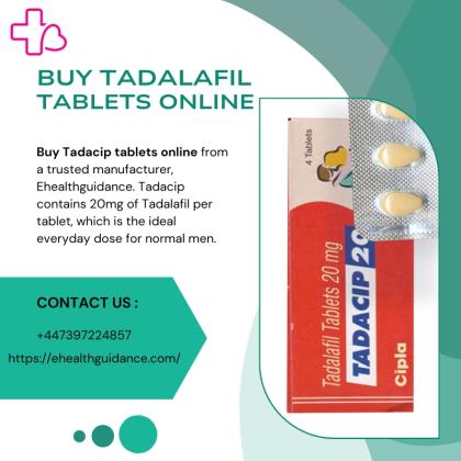 Buy Tadacip Tablets Online at Affordable Price