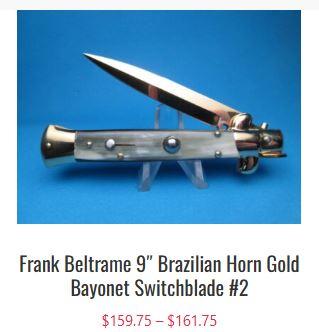 Choose razor-sharp Switchblade Knives in varied sizes, shapes, colours, and styles