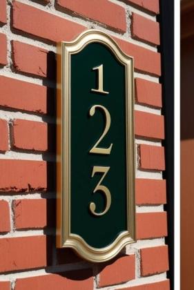 Custom House Number Plates in India- House Number Signs - House Address Number Signs