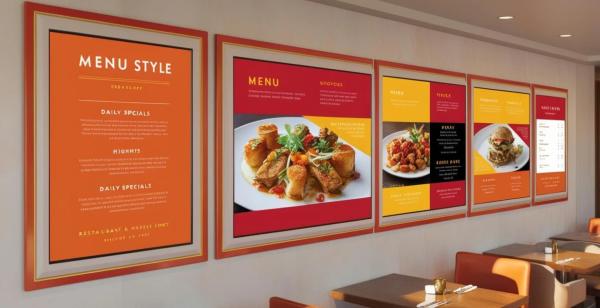 Digital Signages for Restaurants- Digital Menu Boards- Brand Signages