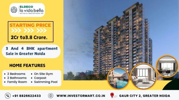 Eldeco La Vida Bella Sale in Sector 12 Greater Noida West
