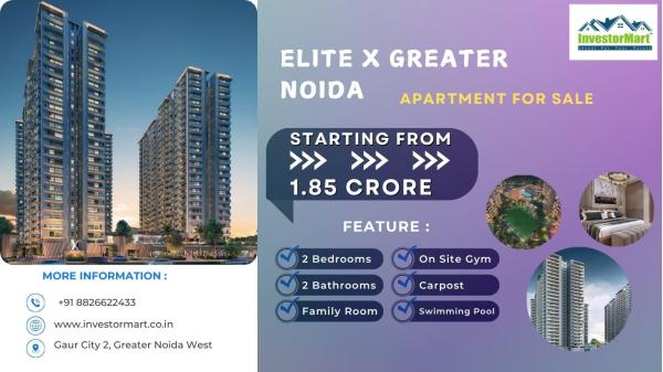 Elite X Greater Noida: Flats Resale in Sector 10 Greater Noida