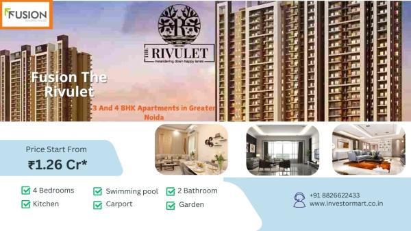 Fusion The Rivulet Price List & Payment Plan in Greater Noida