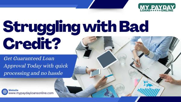 Get Cash Fast – Bad Credit Loans Guaranteed Approval for Everyone!