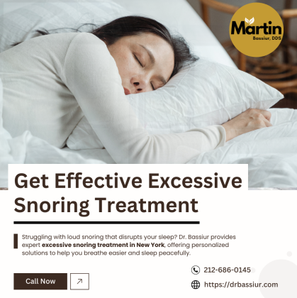Get Effective Excessive Snoring Treatment in New York