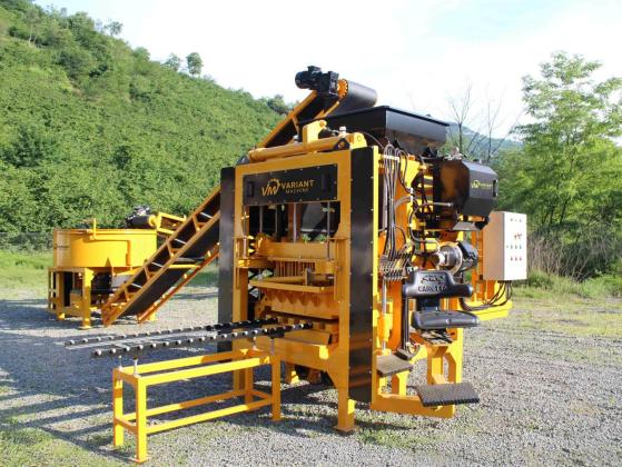 HOLLOW BLOCK AND PAVING BLOCK MACHINE (SET) - ROMANIA