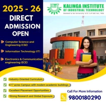 Kalinga Institute of Industrial Technology Admission Open CSE, IT & ECE Call 9800180290
