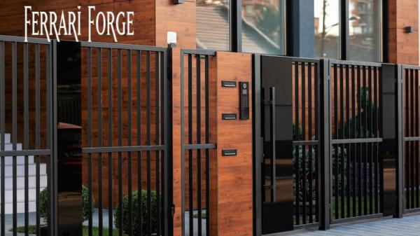 Metal Privacy Gate in Hollywood | Ferrari Forge