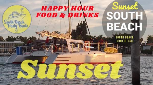 Miami Spring Break Private Party Boat Charter on South Beach