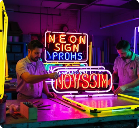 Neon Sign Manufacturer Company in India- Brand Signages