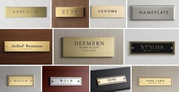 Office Desk Name Plaques in India- Custom Nameplates - Personalized Name Plate