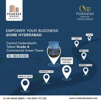 Office Space for Sale in Somajiguda Hyderabad | One Hyderabad by Pranava