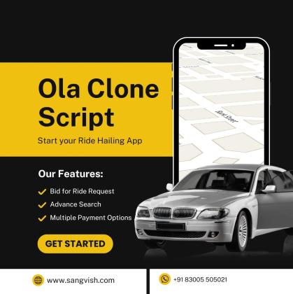 Ola Clone Script – Kickstart Your Taxi Booking Business with Ease