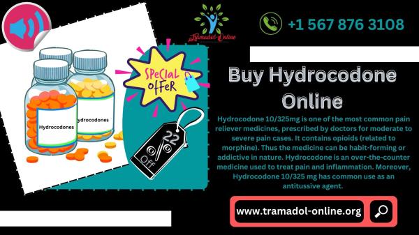 Order Hydrocodone 10/325mg Online and Get 3-4 in Delivery