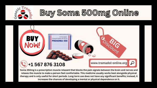 Order Soma 500mg Online and Get in 3-4 days Delivery
