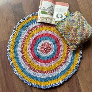 Project1000’s Crochet Round Rugs – Artistry Meets Sustainability