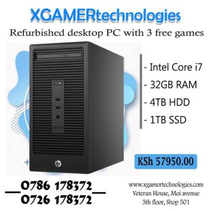 Refurbished HP 280 G2 MT desktop PC with bonus