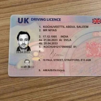 Registered .gun license , drivers license, I.D cards