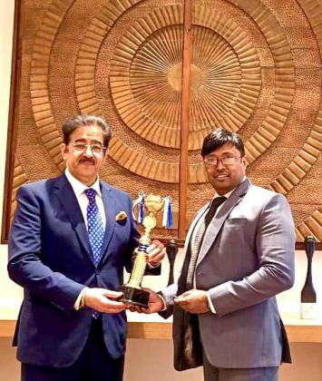 Sandeep Marwah Honored as Global Chair for Media & Entertainment at World Leader Summit in Kolkata