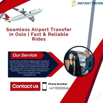 Seamless Airport Transfer in Oslo – Fast, Reliable & Affordable