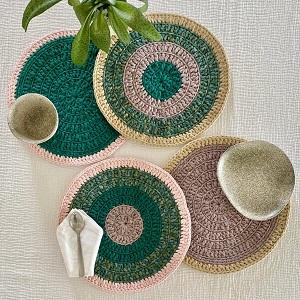 Shop Handcrafted Round Placemats Online with Project1000