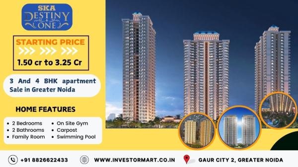SKA Destiny One - Residential Apartment Sale in Zeta 1 Greater Noida