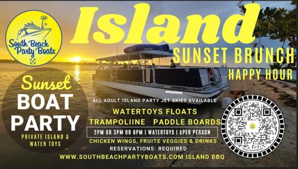 Spring Break Party Boat in Miami on South Beach