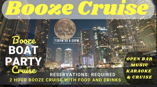 Spring Break Party Boat in Miami on South Beach