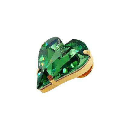 Swarovski Heart Pin