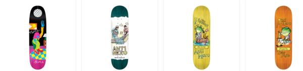 Top Skateboard Decks Online at Underground Skate Shop
