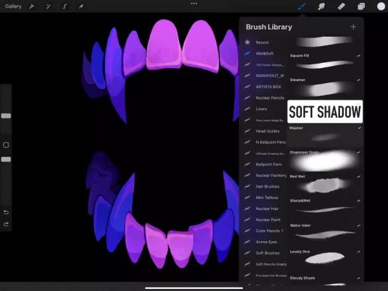 Transform Your Procreate Art with 66 Wet & Soft Brushes!